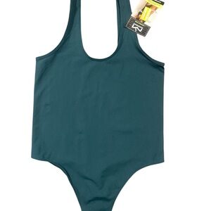 Maidenform Dark Green One-Piece Swimsuit